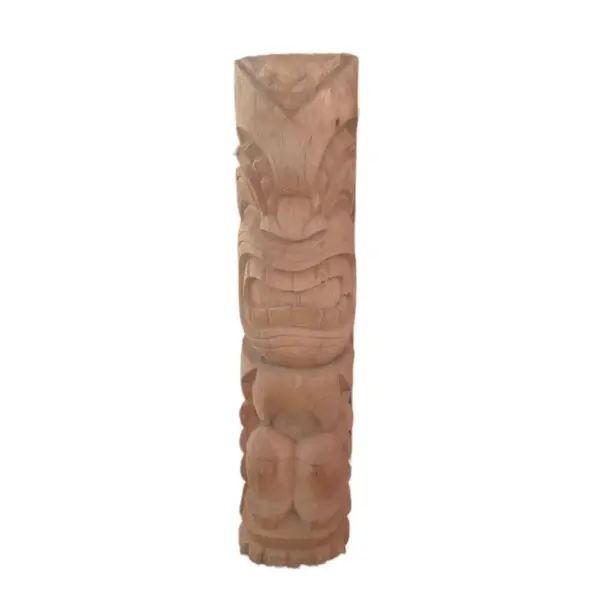 Product image 1 of the product “Tiki Statue Polynesia style. From coconut palm. Model 40 - Full Body 2, in the sizes from 100cm to 200cm, Natural finish ”